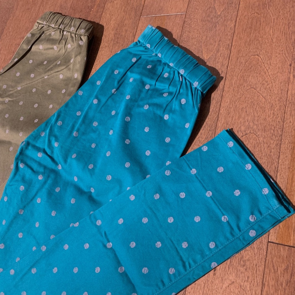 ⭐️Set of 2⭐️ Uniqlo Polka Dot Colourful Skinny Pants